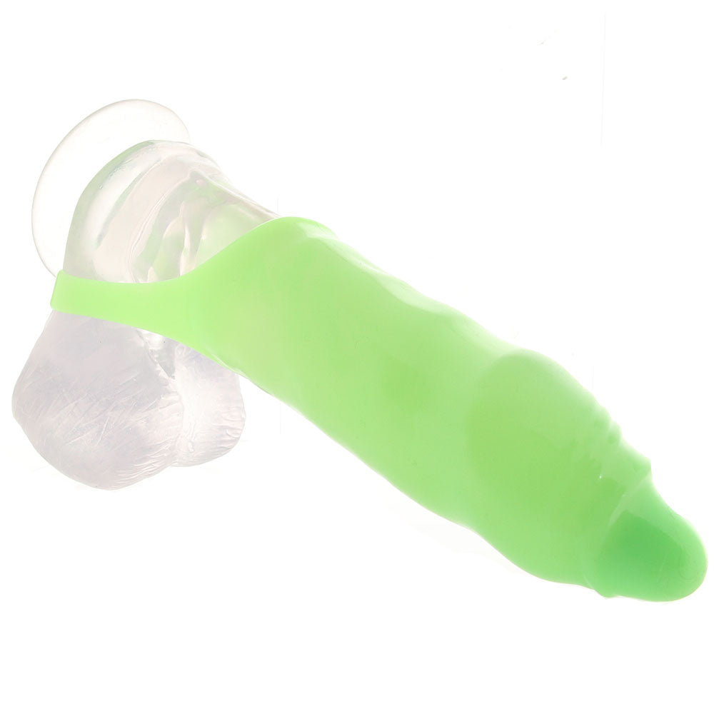 Ouch! Glow In The Dark Thin Smooth Penis Sleeve Male Enhancement > Extenders and Sleeves