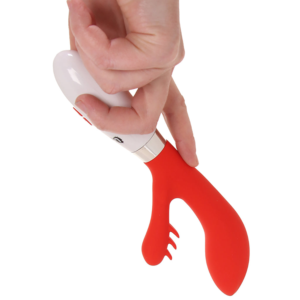 Luminous Agave Rabbit Vibe in Red Vibrators > Rabbit Vibrators