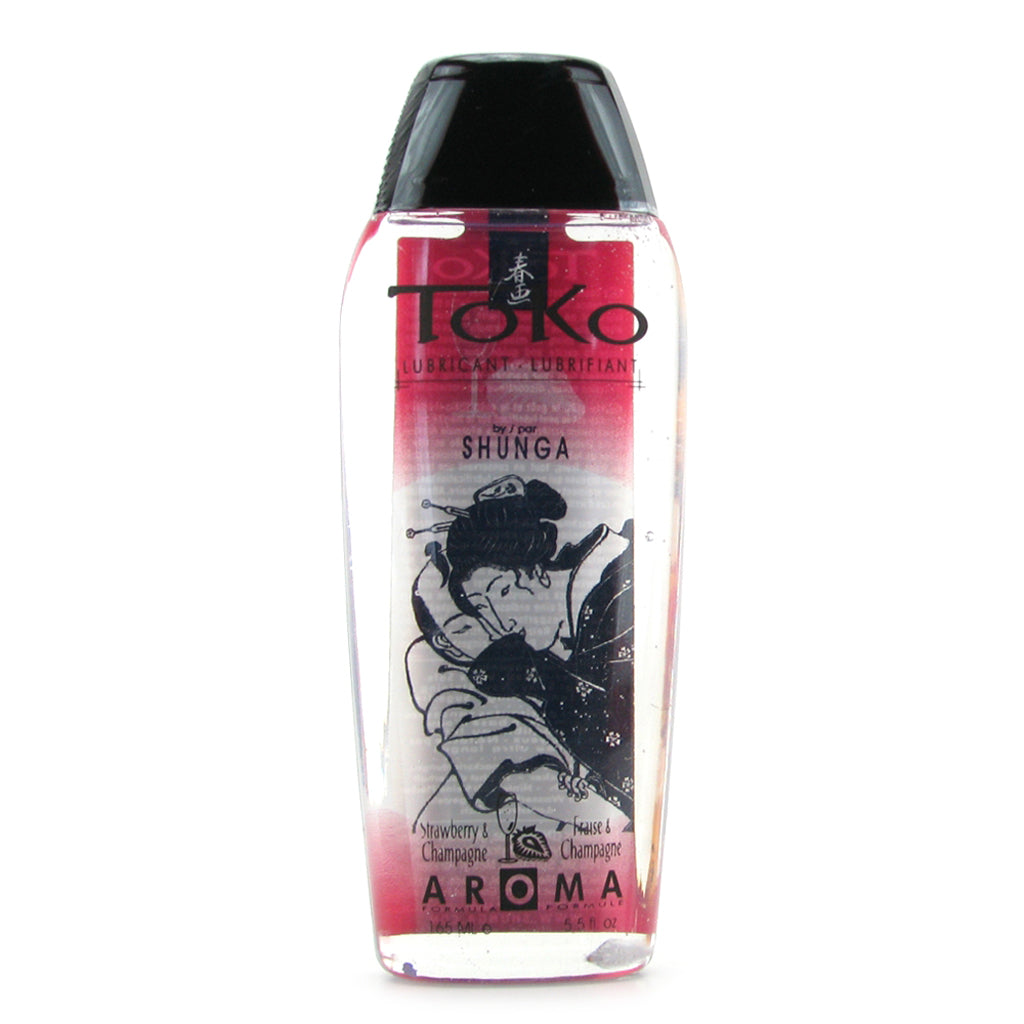 Toko Aroma Flavored Lube 5.5oz/163ml in Strawberry Wine Lubes and Lotions > Flavored Sex Lubes