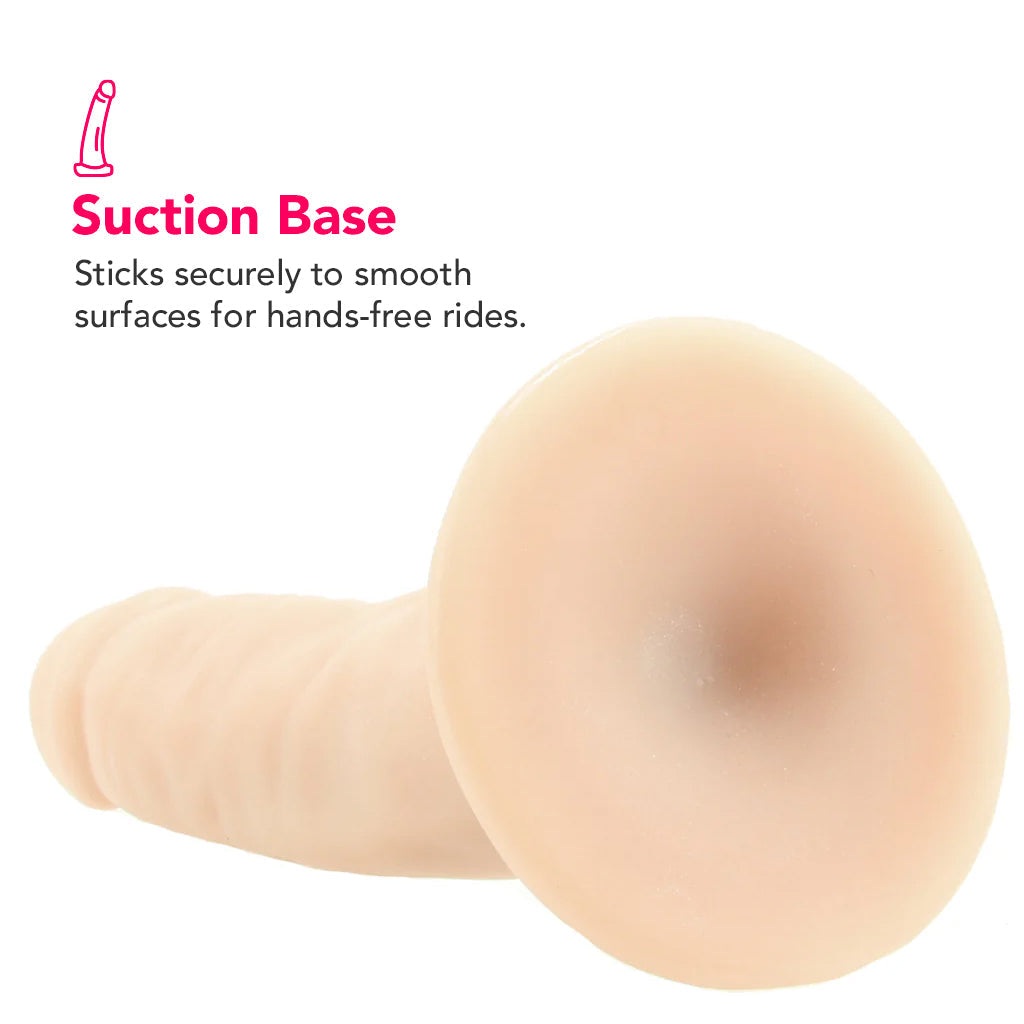 Dr. Skin 5.5 Inch Cock with Suction Cup in Beige Dildo Sex Toys > Realistic Dildos