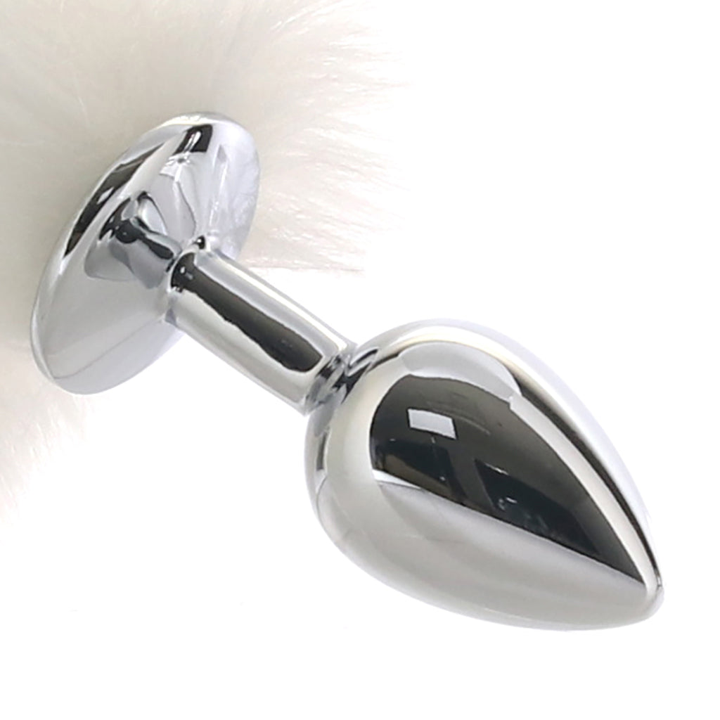 Running Wild White Tail Plug Anal Sex Toys > Butt Plugs