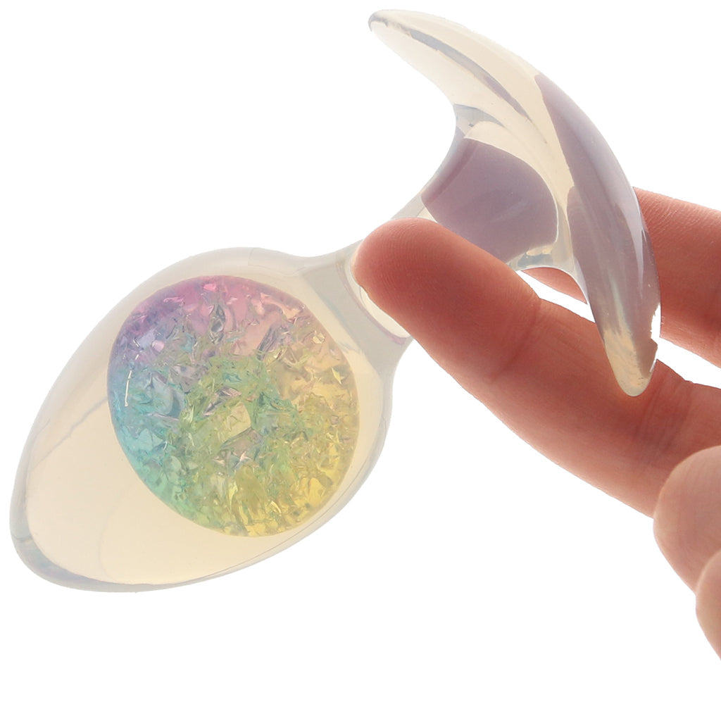 Glams Cosmic Rainbow Butt Plug in Medium Anal Sex Toys > Butt Plugs