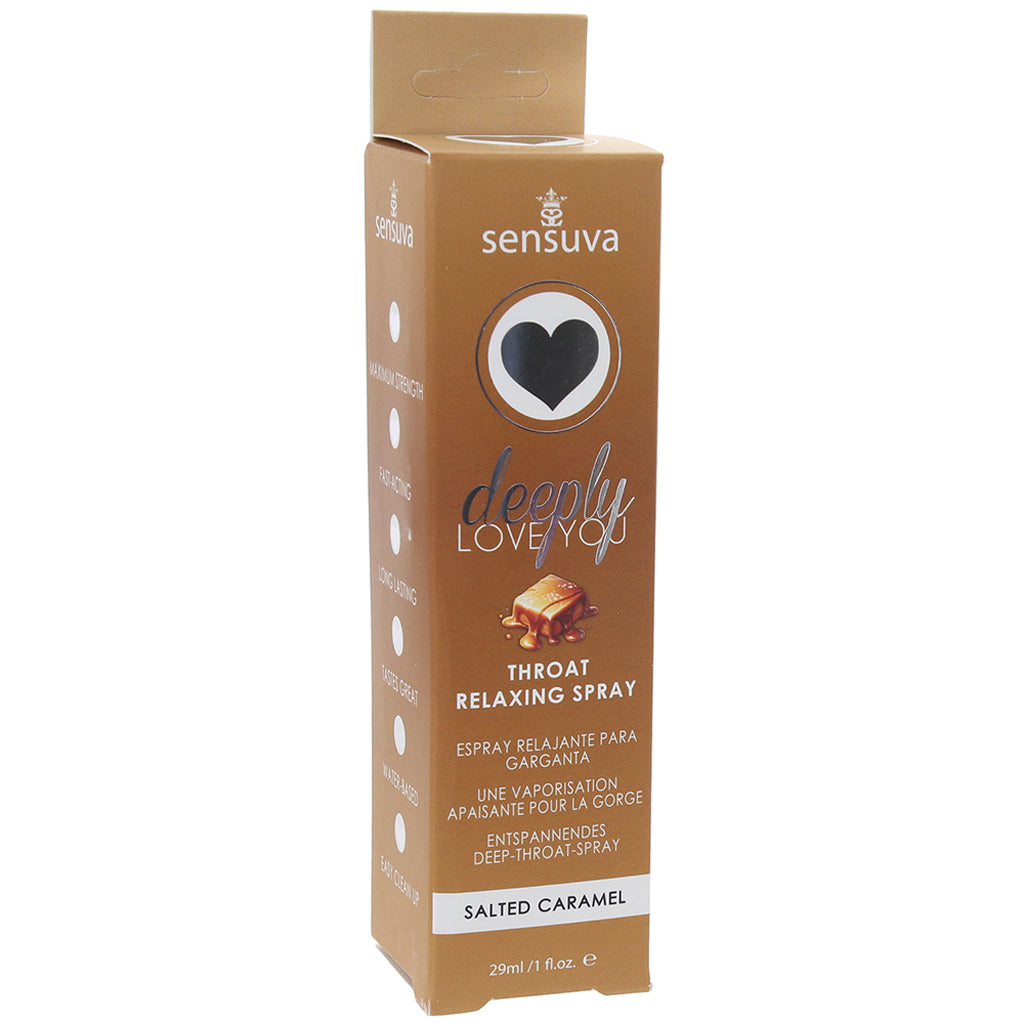 Deeply Love You Throat Relaxing Spray 1oz in Salted Caramel Lubes and Lotions > Sexual Stimulants