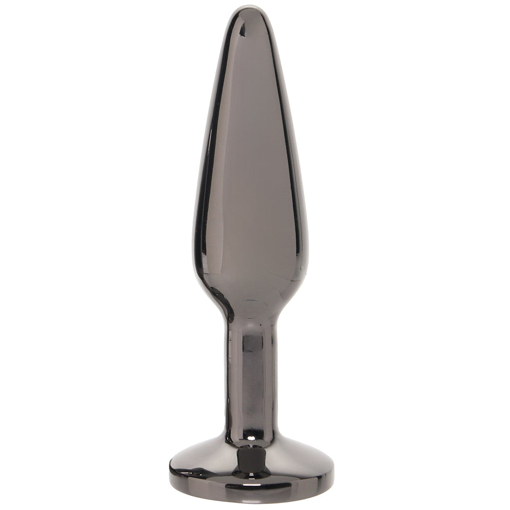Rear Assets Medium Tapered Butt Plug in Gunmetal Anal Sex Toys > Butt Plugs