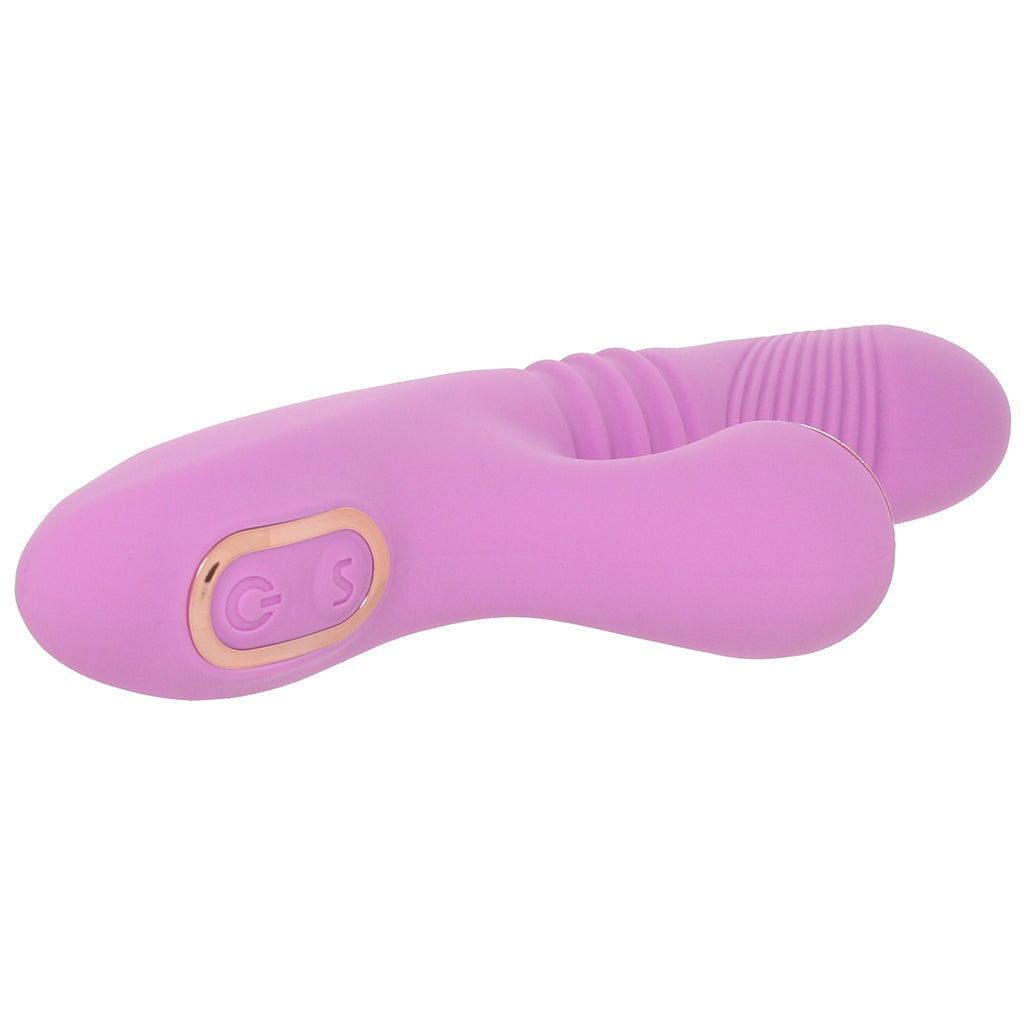 Shegasm Pro-Thrust Suction Rabbit in Pink Vibrators > Rabbit Vibrators