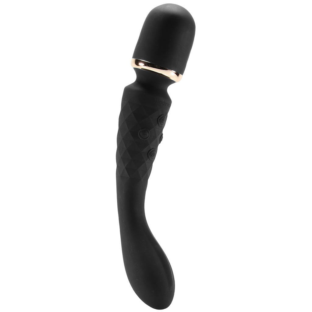 BodyWand Luxe 2-Way Wand in Black Vibrators > Wands