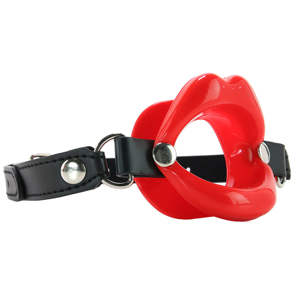 Silicone Lips Gag in Red Bondage and Fetish > Ball Gags & Mouth Restraints