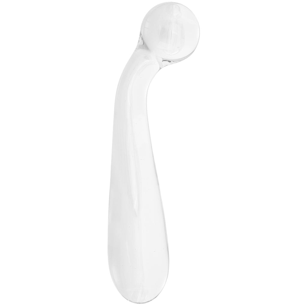 Crystal Premium Glass G-Spot Wand in Clear Dildo Sex Toys > G-Spot Dildos
