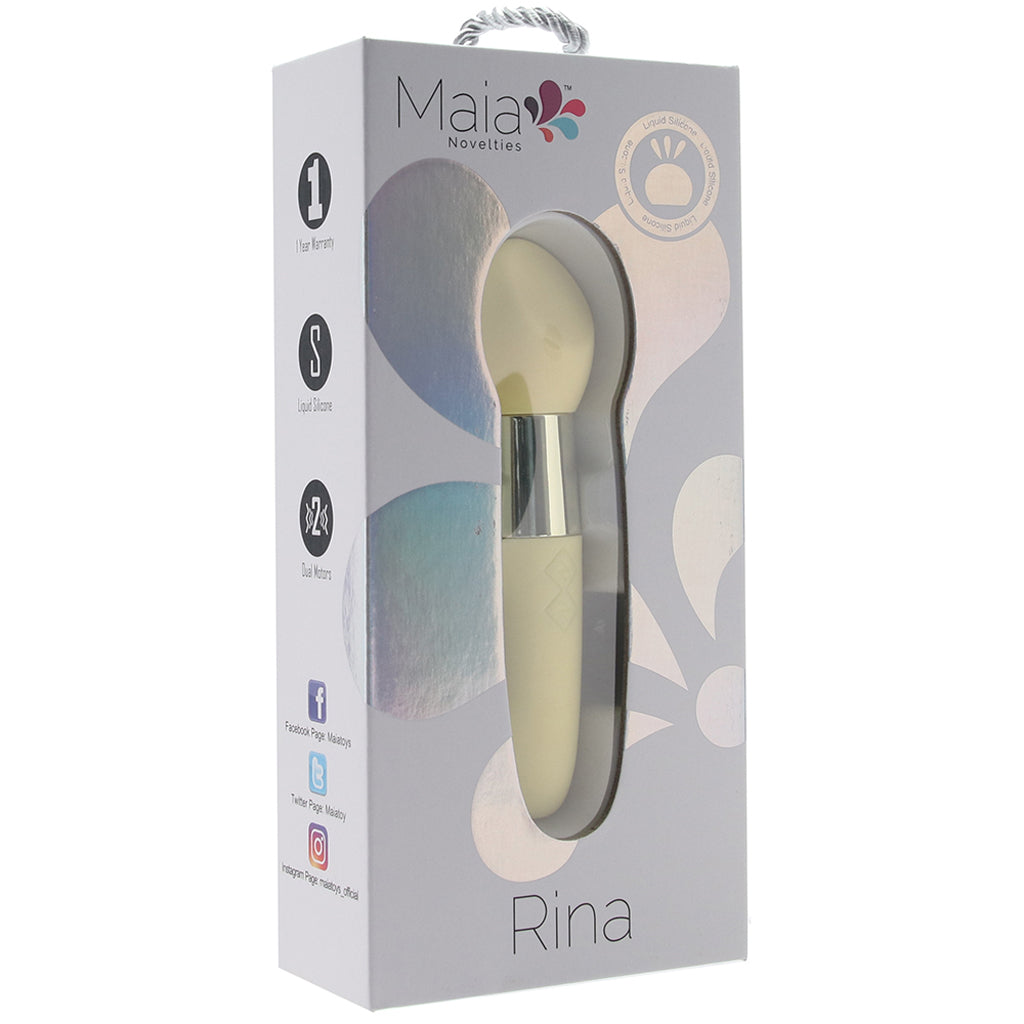 Rina Double Sided Silicone Bullet Vibe in Yellow Vibrators > Clitoral Stimulators