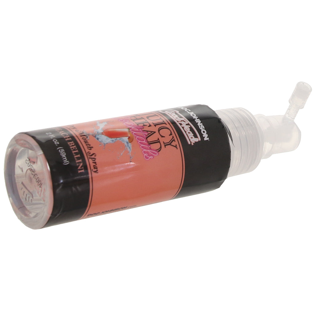 GoodHead Juicy Mouth Spray 2oz/59ml in Peach Bellini Lubes and Lotions > Flavored Sex Lubes