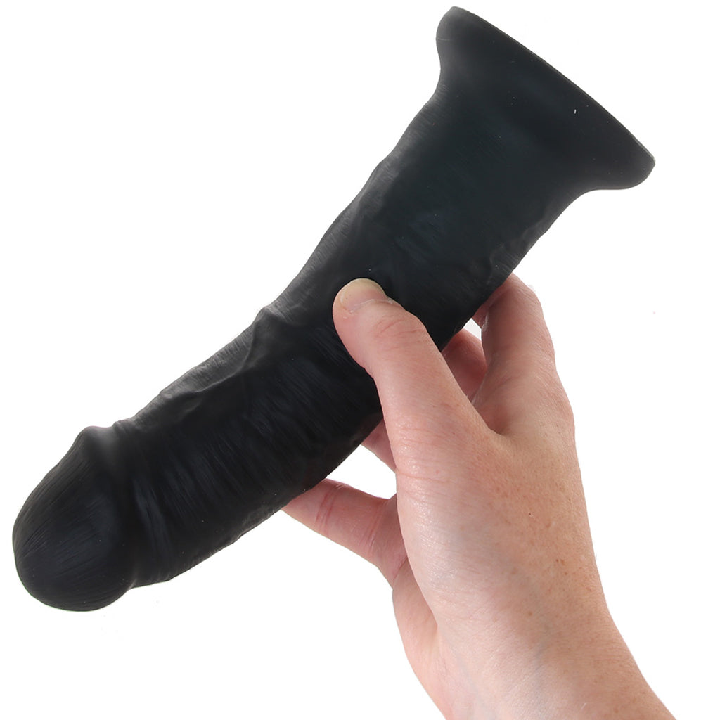 Colours Pleasures 7 Inch Girth Dildo in Black Dildo Sex Toys > Realistic Dildos