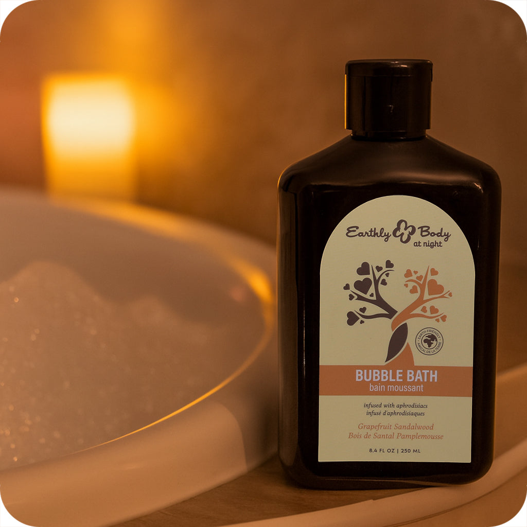 At Night Bubble Bath 8.4oz/250ml in Grapefruit Sandalwood Lubes and Lotions > Hair & Skincare