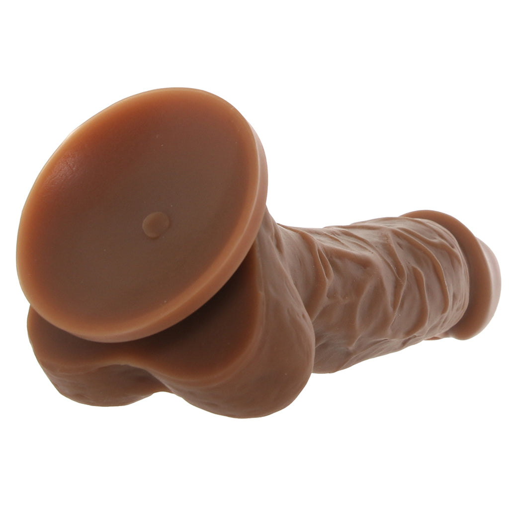 Colours 5 Inch Dual Density Silicone Dildo in Brown Dildo Sex Toys > Realistic Dildos