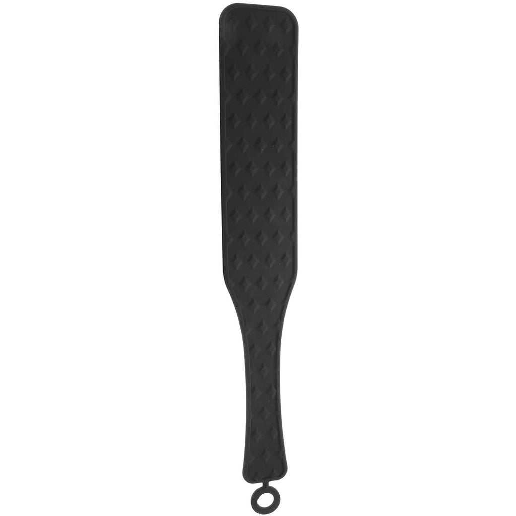 Ouch! Diamond Textured Silicone Paddle Bondage and Fetish > Whips and Crops