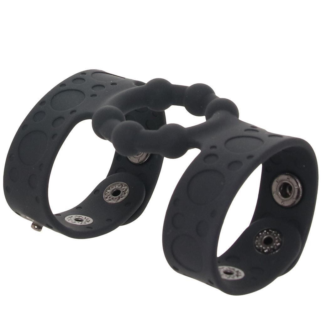 Magic Beaded Cock Ring with Adjustable Ball Straps Bondage and Fetish > Cock and Ball Devices