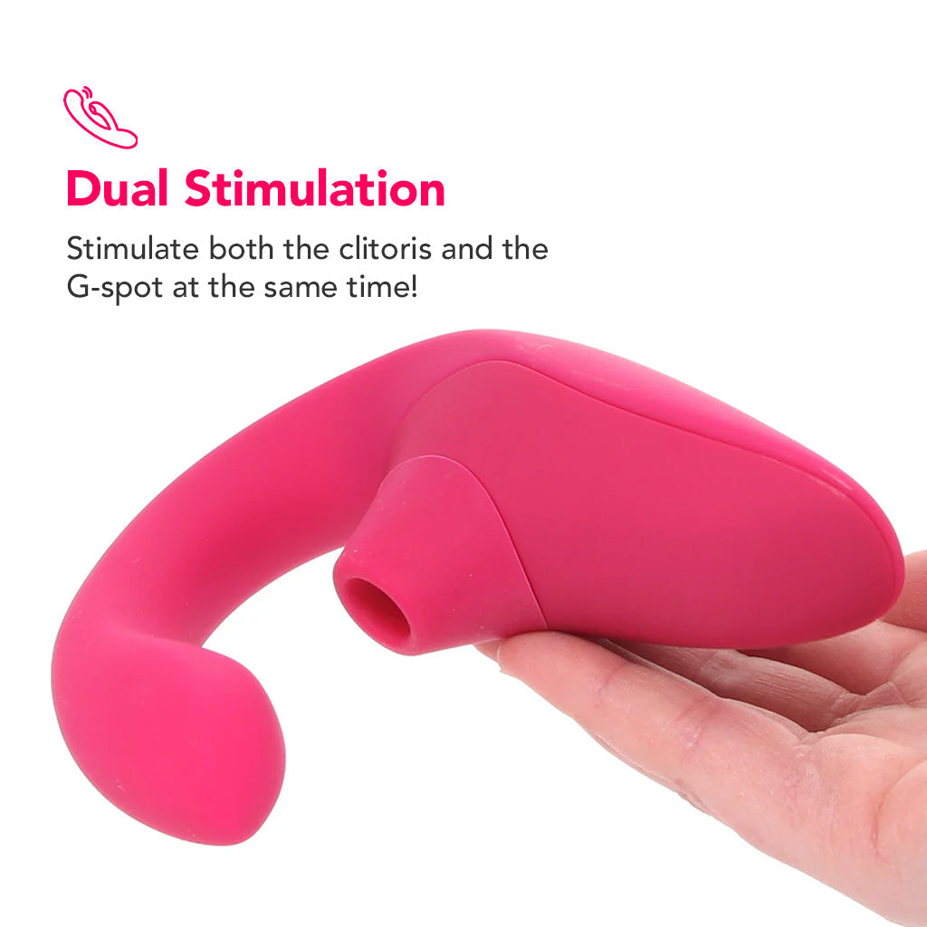 Womanizer Blend Dual Stimulator in Pink Vibrators > G-Spot Vibrators