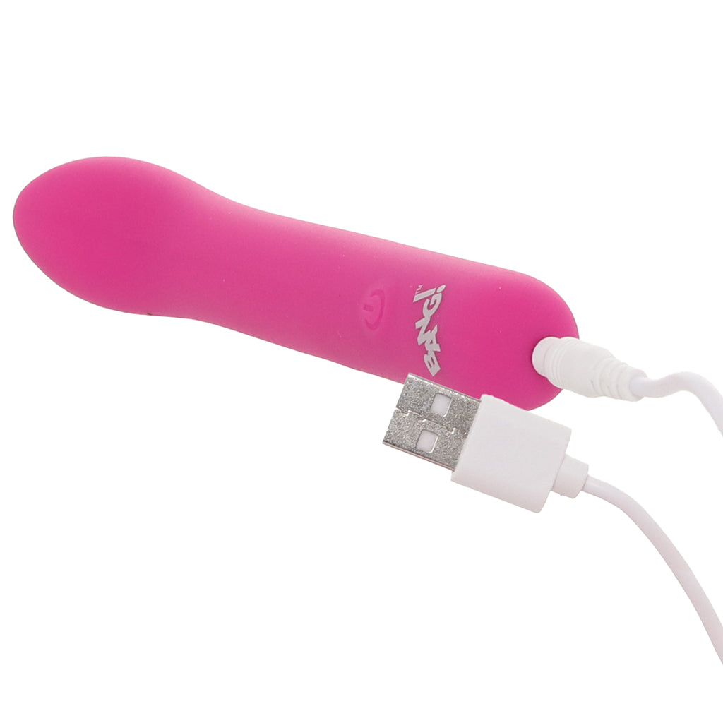 Bang! Flexible Silicone G-Spot Vibe in Pink Vibrators > G-Spot Vibrators