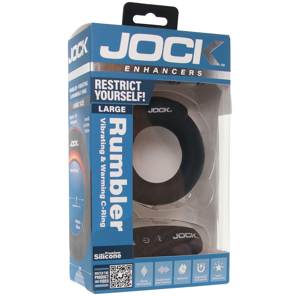 Jock Rumbler Vibrating & Warming Cock Ring in Large Cock Rings