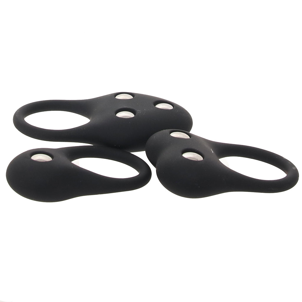 LEVELZ 3 Piece Training Cock Ring Set Cock Rings
