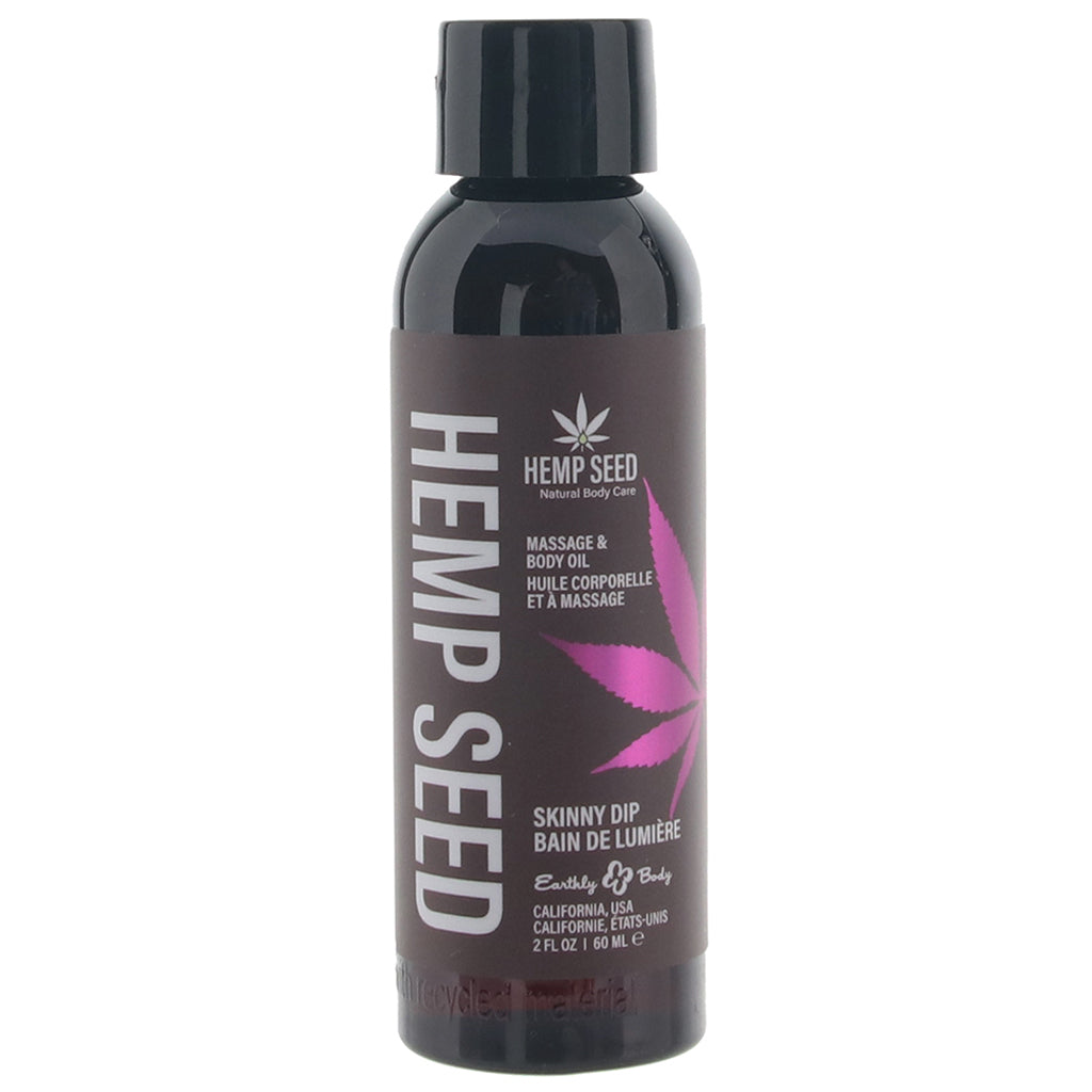 Hemp Seed Massage Oil 2oz/60ml in Skinny Dip Sensual Love > Massage