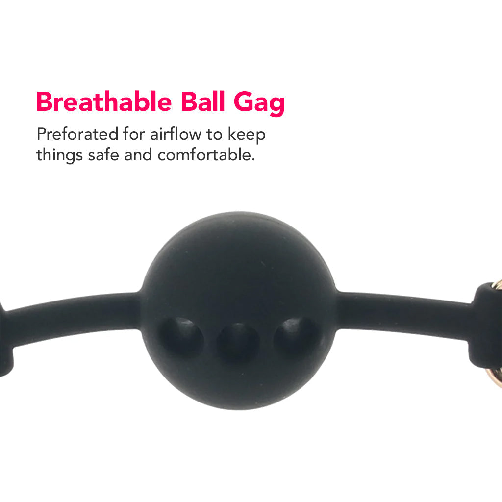 Ride 'Em Denim Ball Gag Bondage and Fetish > Ball Gags & Mouth Restraints