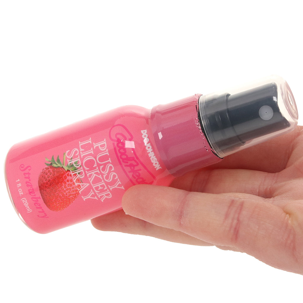 GoodHead Pussy Licker Spray 1fl.oz/29ml in Strawberry Lubes and Lotions > Flavored Sex Lubes