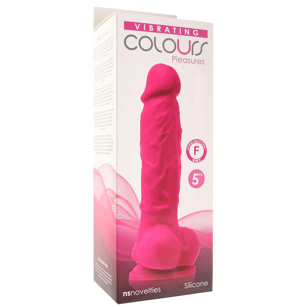 Colours Pleasures 5 Inch Vibe in Pink Vibrators > Realistic Vibrator Dildos