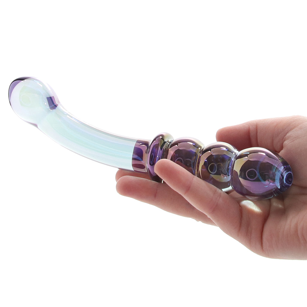 Gender X Lustrous Galaxy Glass Wand Dildo Sex Toys > G-Spot Dildos