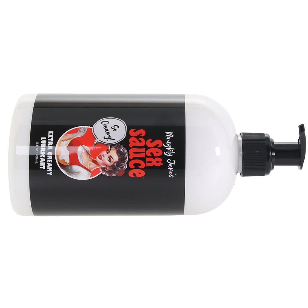 Naughty Jane's Sex Sauce Extra Creamy Lubricant in 16oz/488 Lubes and Lotions > Water Based Sex Lubes