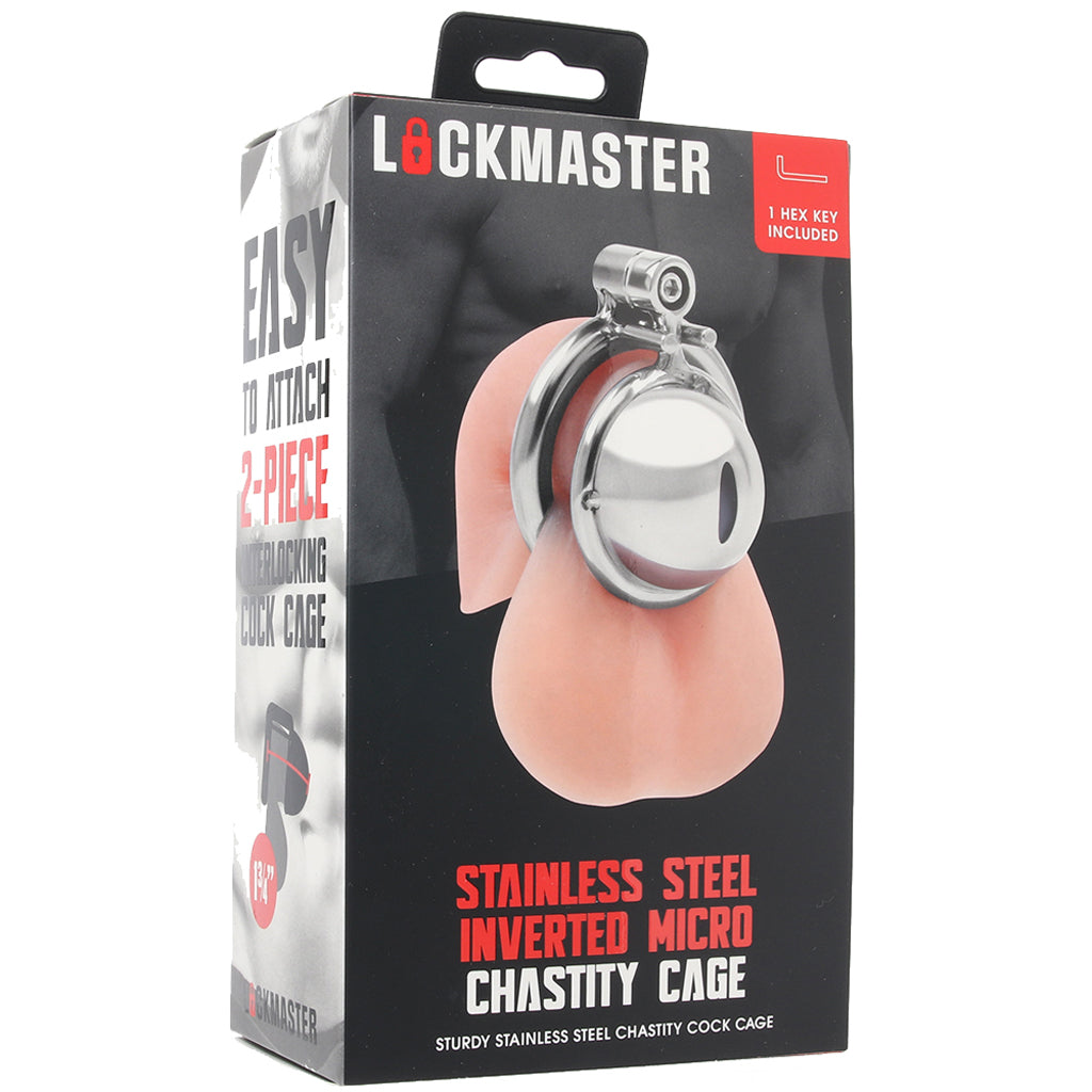 Lockmaster Inverted Micro Chastity Cage Bondage and Fetish > Cock and Ball Devices