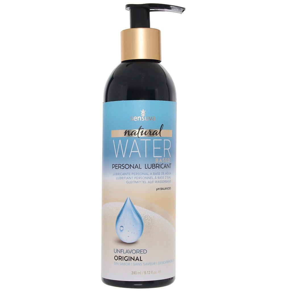Natural Water Based Lube in 8.12oz/240ml Lubes and Lotions > Water Based Sex Lubes