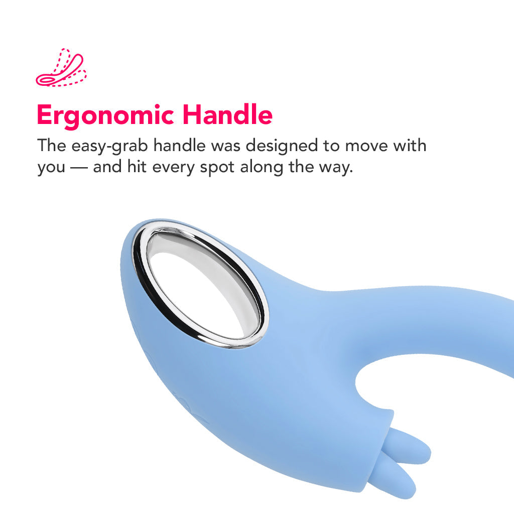 Playboy Sapphire Sky Rabbit Vibe Vibrators > Rabbit Vibrators