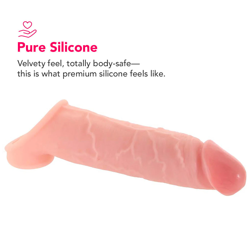 Fantasy X-tensions 2 Inch Enhancer with Strap in Light Male Enhancement > Extenders and Sleeves
