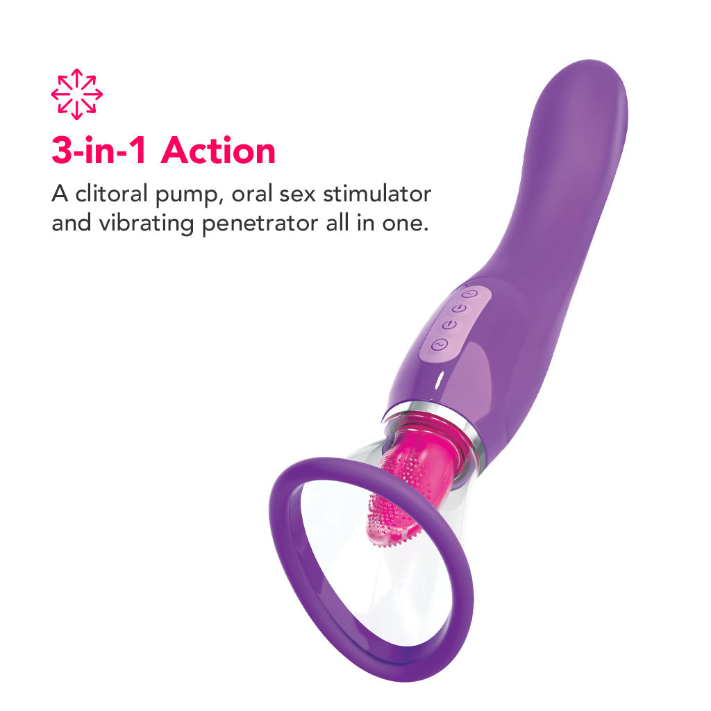 Fantasy For Her Ultimate Pleasure Clitoral Pump Vibe Vibrators > Clitoral Stimulators