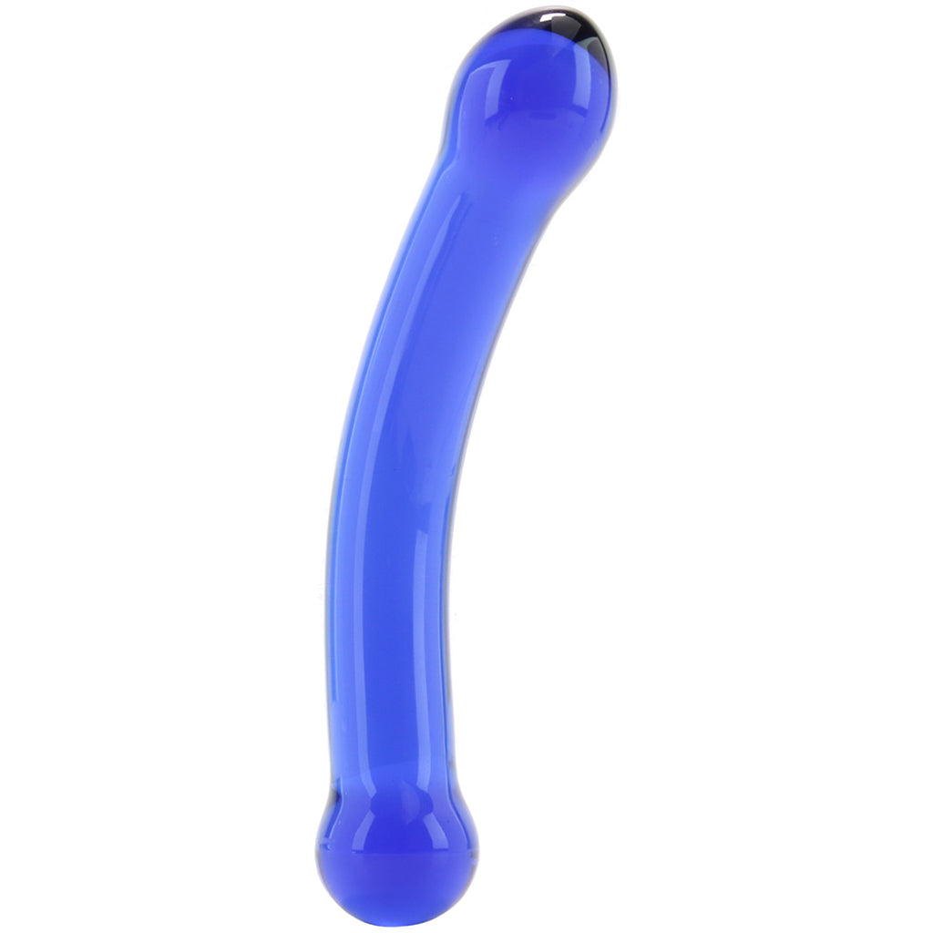 gläs 6 Inch Curved G-Spot Glass Dildo Dildo Sex Toys > Pyrex Glass Dildos