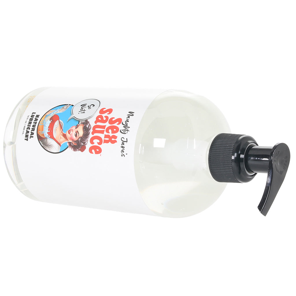 Naughty Jane's Sex Sauce Natural Lubricant in 16oz/488ml Lubes and Lotions > Water Based Sex Lubes