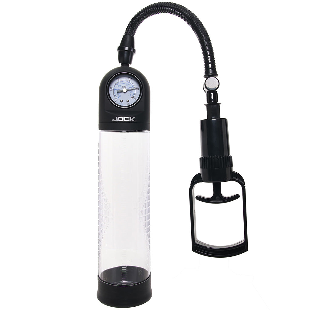 Jock Pump Up Pull Rod Penis Pump with Pressure Gauge Male Enhancement > Penis Pumps