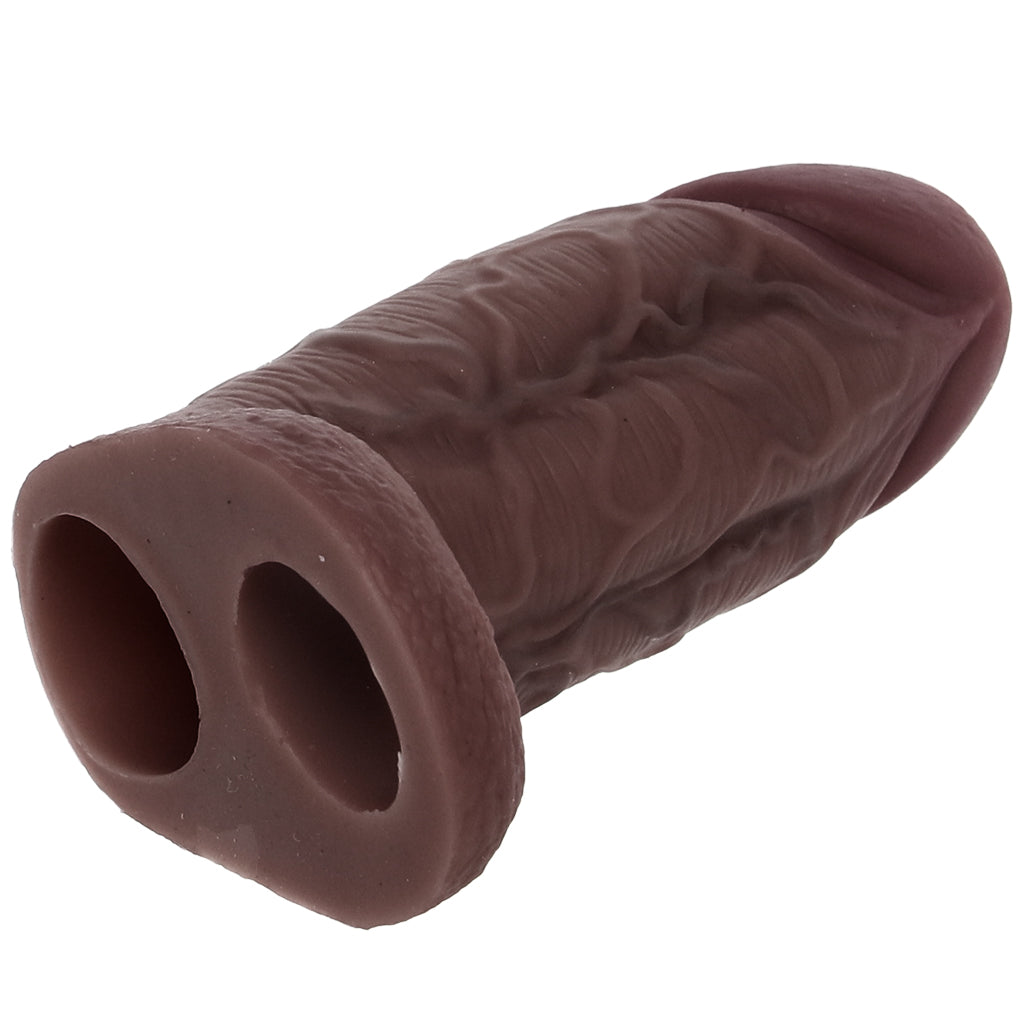 Jock Realistic Thick Silicone Enhancer with Ball Strap in D Male Enhancement > Extenders and Sleeves