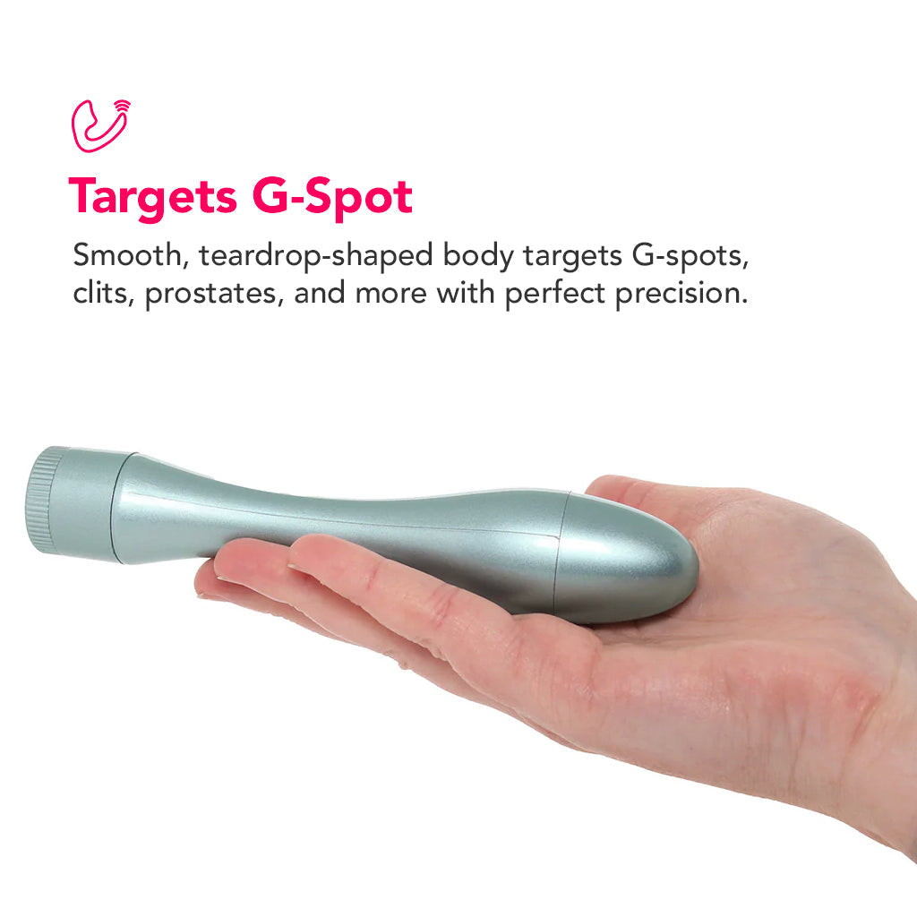 Teardrop Waterproof Probe Vibe in Green Vibrators > Traditional Vibrators