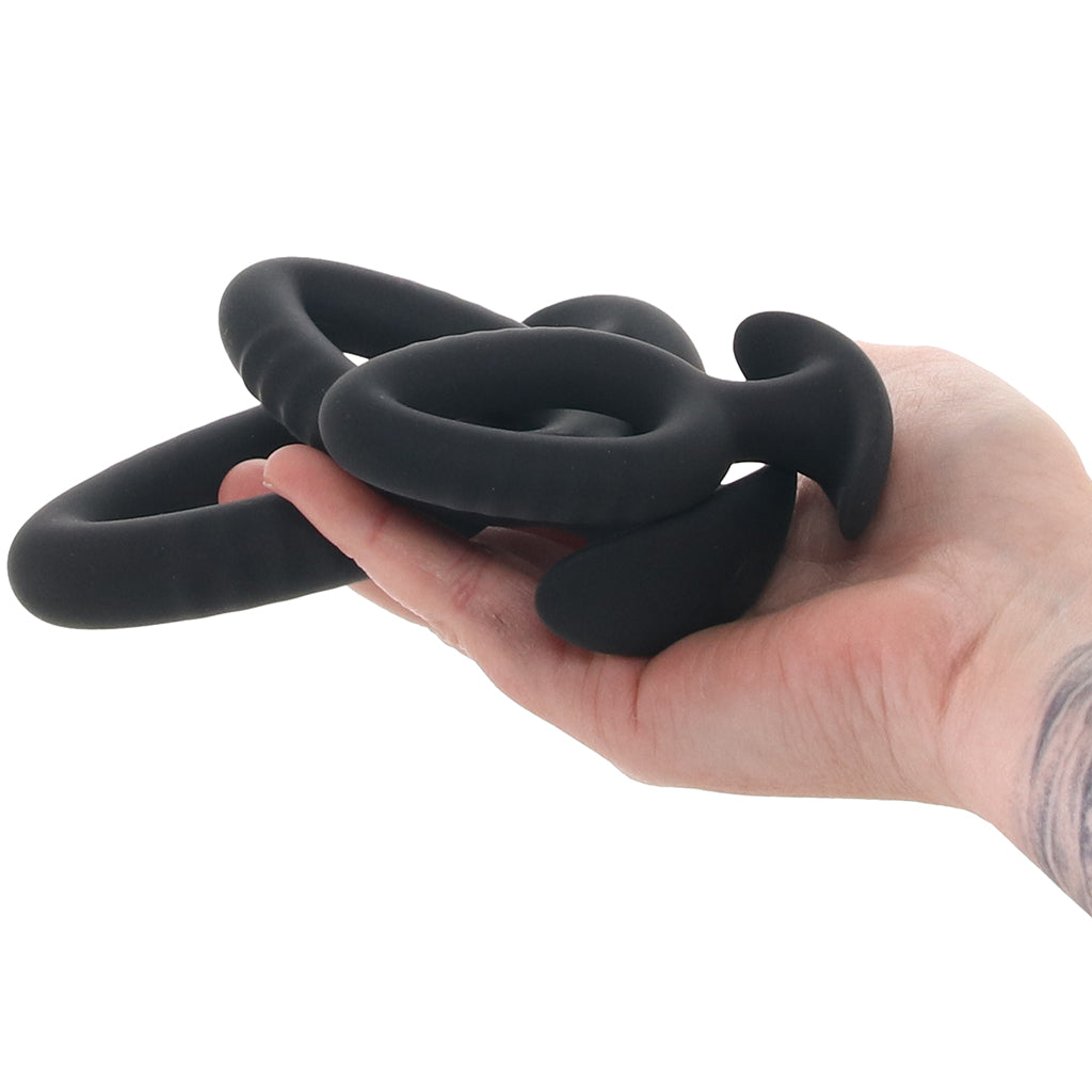 Master Series Pop Plugs 3 Piece Anal Trainer Kit Anal Sex Toys > Butt Plugs