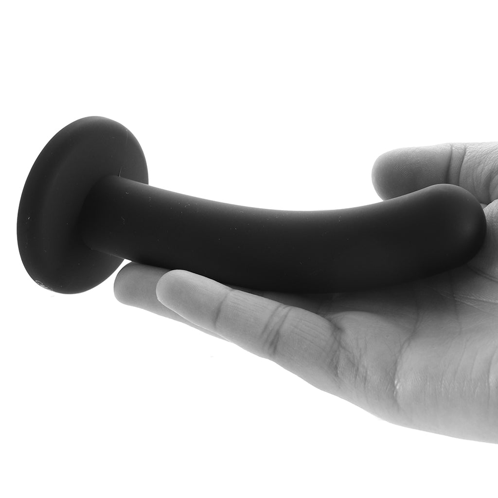 Silicone Pegging Probe in Black Anal Sex Toys > Anal Starter Toys