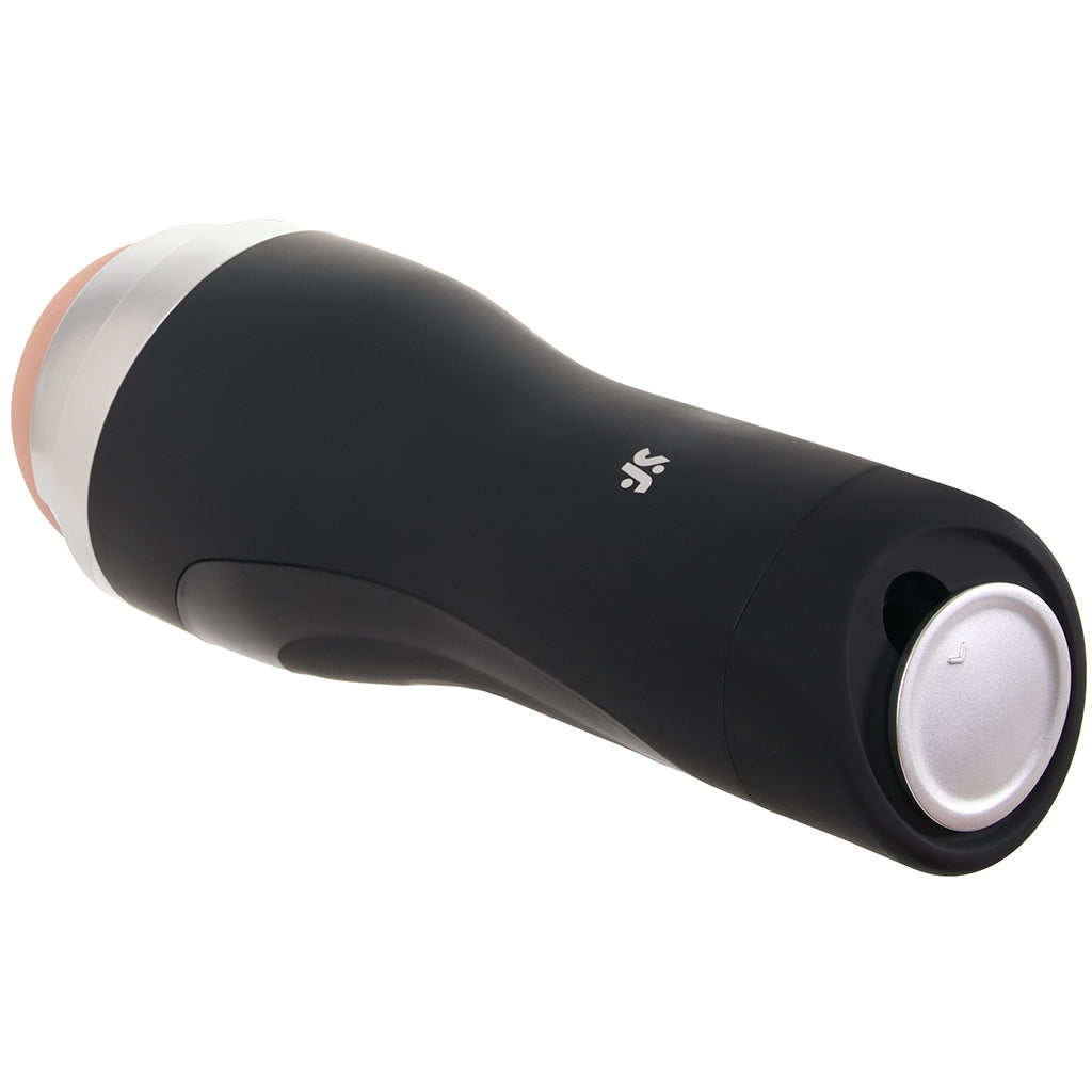 Satisfyer Men Classic Silver Masturbator Male Masturbators > Self-Contained Strokers