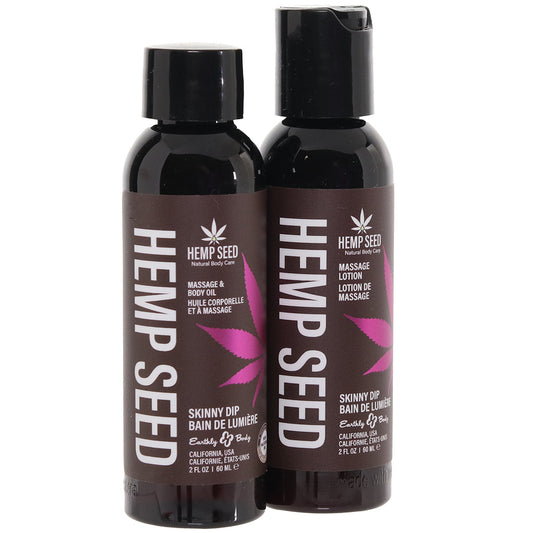 Hemp Seed Tranquility Trio Massage Kit in Skinny Dip