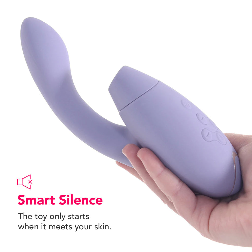 Womanizer Duo 2 Clitoral & G-Spot Stimulator in Lilac Vibrators > Clitoral Suction & Stimulation