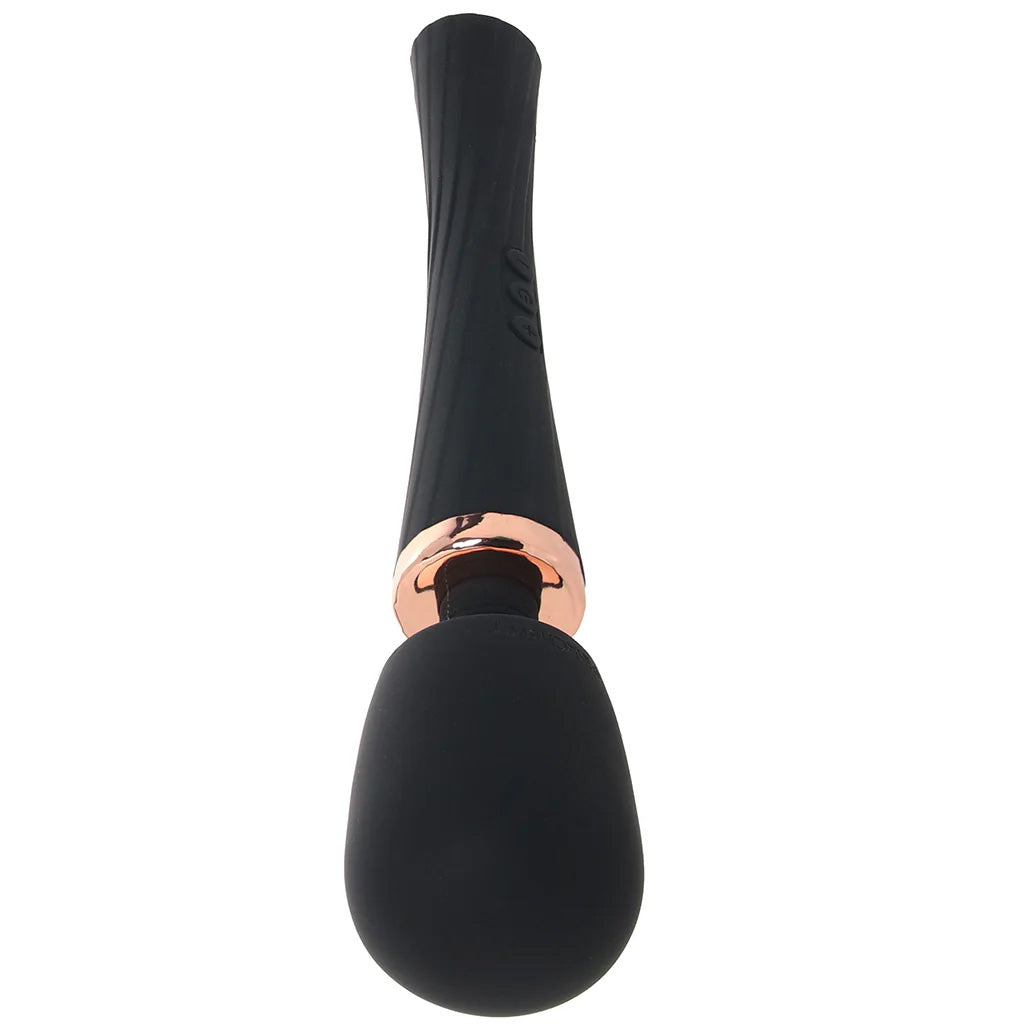PinkCherry Luxury Slim Rechargeable Wand in Black Vibrators > Wands