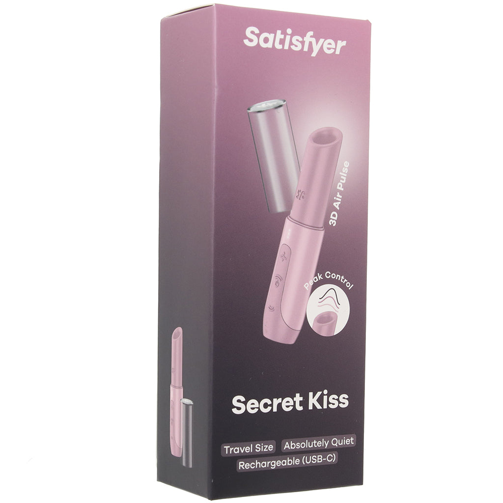Satisfyer Secret Kiss Travel Air Pulse Stimulator Vibrators > Clitoral Stimulators