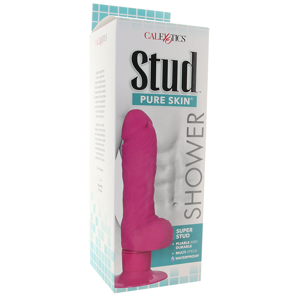 Shower Stud Pure Skin Vibe in Pink Vibrators > Realistic Vibrator Dildos