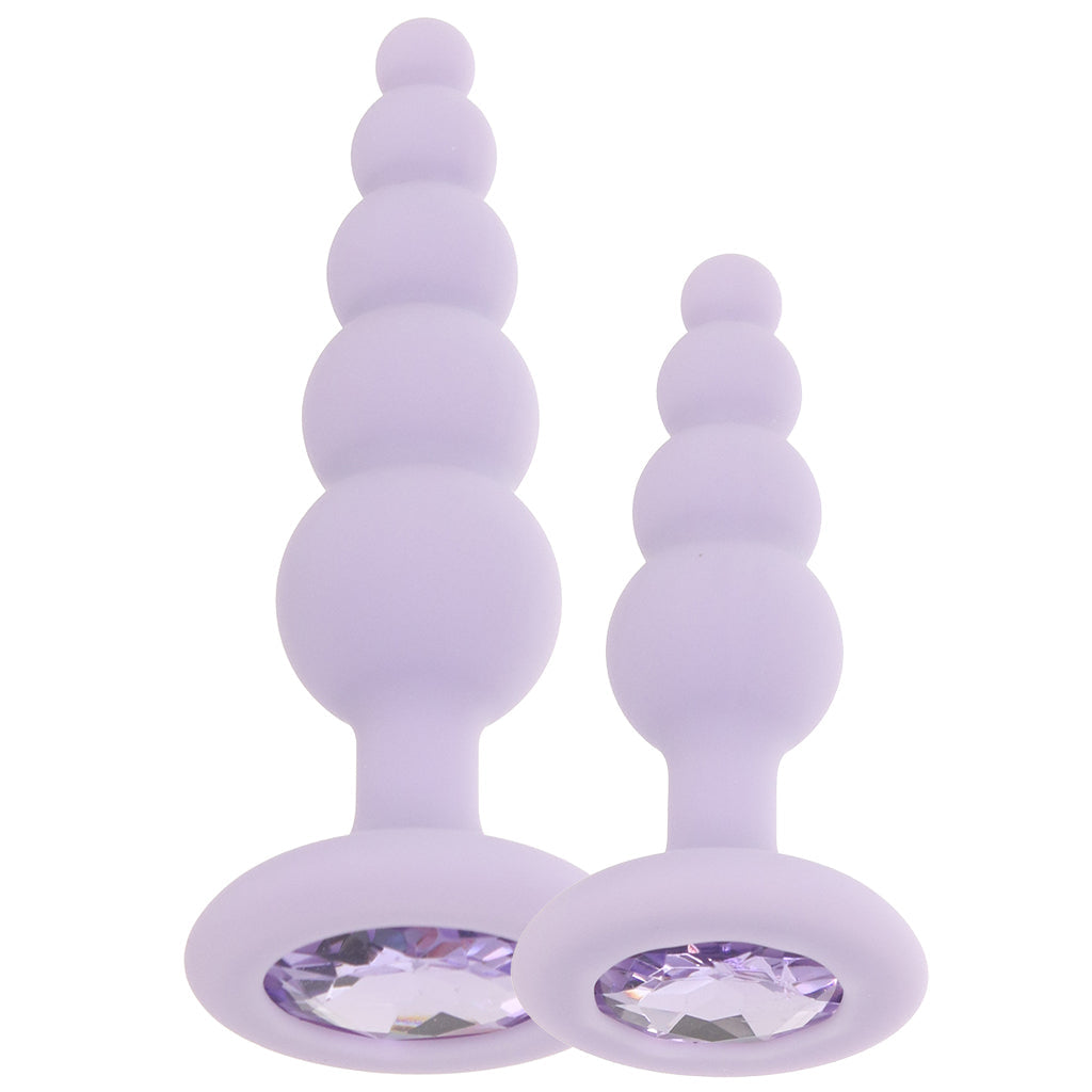 First Time Crystal Beaded Duo Anal Sex Toys > Butt Plugs
