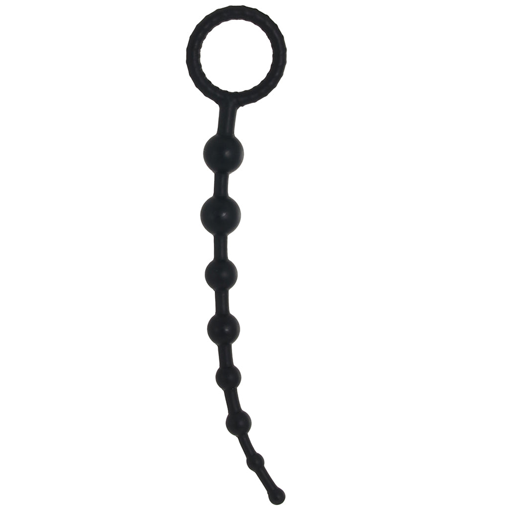 PinkCherry Graduated Anal Beads in Black Anal Sex Toys > Anal Beads