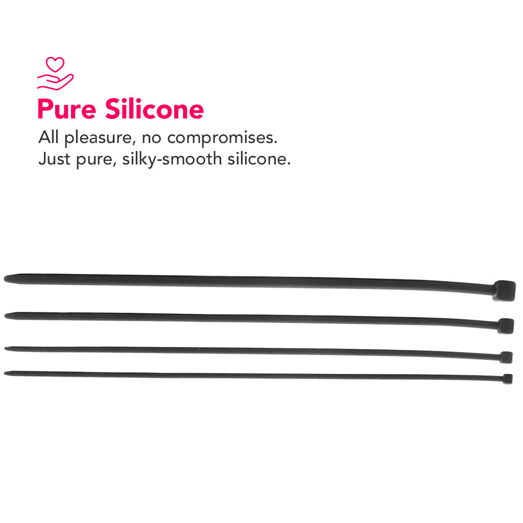 Ouch! 4 Piece Silicone Sounding Set Bondage and Fetish > Cock and Ball Devices